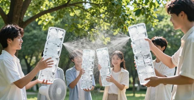 大冰块降温方法_福田区夏季防暑降温大冰块_大冰块户外活动使用时长